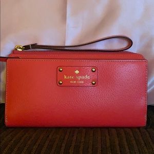 Coral Kate Spade Wallet